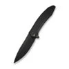 WE Acuminal Folding Knife Black Titanium Handle Vanax Plain Edge Black Stonewash Finish WE23070-1 -Knives Store 070 22480.1729700644