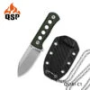 QSP Canary Fixed Blade Knife Green Micarta Handle 14C28N Plain Edge Stonewash Finish QS141-C1 -Knives Store 0910064e 6196 418f 97d7 88ebf3502631 91301.1664496475