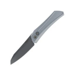 Protech Oligarch Auto Knife Grey Aluminum Handle Magnacut Wharncliffe Plain Edge DS101-Grey