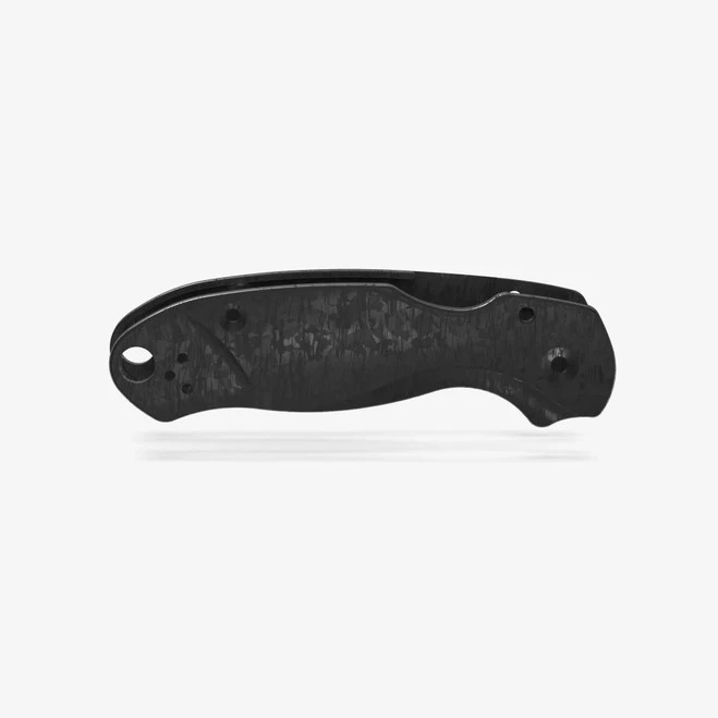 Flytanium Lotus Shredded Carbon Fiber Scales For Spyderco Para 3 Knife FLY-1018 4 Flytanium Lotus Shredded Carbon Fiber Scales For Spyderco Para 3 Knife FLY-1018 - Image 2