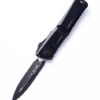 Microtech Combat Troodon Gen III OTF Automatic Knife Black Aluminum Handle Dagger Tactical Standard M390 Blade 1142-1T