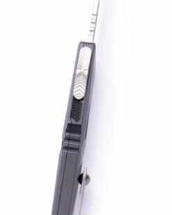 Microtech Combat Troodon Gen III OTF Automatic Knife Black  Aluminum Handle Bowie Stonewashed Standard M390 Blade 1146-10 -Knives Store 1146 10 03 75414.1758035993