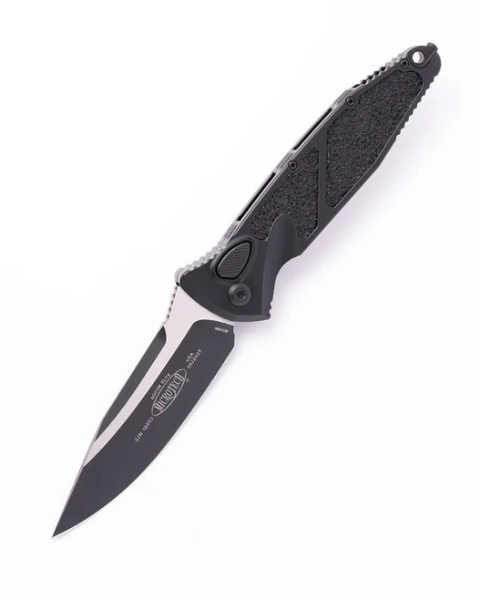 Microtech Socom Elite Automatic Knife Black Aluminum Handle Tactical Standard M390 Blade 160A-1T 3 Microtech Socom Elite Automatic Knife Black Aluminum Handle Tactical Standard M390 Blade 160A-1T