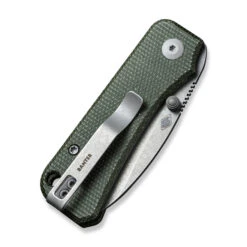 Civivi Baby Banter Folding Knife Green Micarta Handle Nitro V Drop Point Plain Edge C19068SB-1 -Knives Store 137824b4 d19f 4152 ae8a dce915c97819 59164.1676376721