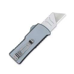 CobraTec OTF Auto Utility Knife Grey Aluminum Handle Plain Edge CTOTFUTGRY 7 CobraTec OTF Auto Utility Knife Grey Aluminum Handle Plain Edge CTOTFUTGRY -Knives Store 1594eddc 9cd2 47ff 8e30 a029a8852525 27672.1749043552
