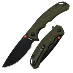 Artisan Cutlery Folding Knife Green G10 Handle AR-RPM9 Drop Point Plain Edge Black PVD Finish 1702M-BGN -Knives Store 18 63295f47 ea16 4046 aa30 e0a968c57f41 91104.1752158093