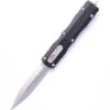 Microtech Dirac Delta OTF Automatic Knife Black Aluminum Handle Dagger Stonewashed Standard M390 Blade 227-10 -Knives Store 227 10 01 81592.1757961751