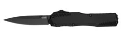 Kershaw Livewire OTF Auto Knife Black Aluminum Handle CPM MagnaCut Plain Black Blade 9000BLK