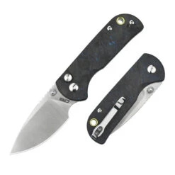 CJRB Mica Folding Knife Black Forged Carbon Handle AR-RPM9 Drop Point Plain Edge Sand Polish Finsh J1934-FCBK -Knives Store 30649d27 152e 423d b939 09c8c31c613c 52127.1709761086