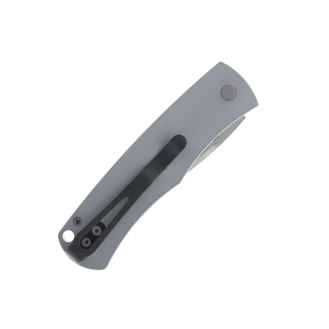 Protech Knives BR-1 CA.3 LTD-Grey Hiden Open Automatic Knife Grey Aluminum Handle 154CM Drop Point Plain Edge BR-1-CA.3-LTD-Grey 6 Protech Knives BR-1 CA.3 LTD-Grey Hiden Open Automatic Knife Grey Aluminum Handle 154CM Drop Point Plain Edge BR-1-CA.3-LTD-Grey - Image 4