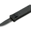 Boker Plus USB OTF Auto Knife Black Aluminum Handle D2 Plain Black Blade BO06EX270