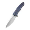 WE Knife Kitefin Frame Lock Knife Blue + Black Titanium Handle Plain S35VN Blade 2001D -Knives Store 407ada72 ec73 475a 9d5e ecd43b522a94 63219.1583845889