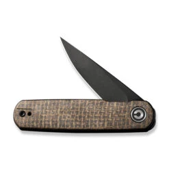 Civivi Lumi Folding Knife Brown Burlap Micarta Handle 14C28N Drop Point Plain Edge Black Stonewash Finish C20024-5 12 Civivi Lumi Folding Knife Brown Burlap Micarta Handle 14C28N Drop Point Plain Edge Black Stonewash Finish C20024-5 -Knives Store 4984a255 b775 47fe 8482 ff4edcadad10 09376.1666816466