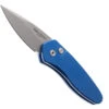 Pro-Tech 2905-BLUE Sprint Auto Knife Blue Aluminum Handle S35VN Spear Point Plain Edge Stonewash Finish