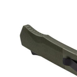 A5 Spear Point Out The Front Automatic Pocket Knife Green Aluminum Handle Dagger Plain Black Blade A5R_T6OD_S35BK3-A1 -Knives Store 52c68786 9aca 4dcc b2b3 48a85287b370 04033.1748458244