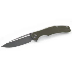 Miguron Small Velona Folding Knife Green G10 Handle 14C28N Drop Point Plain Edge Satin Finish 8003GNS