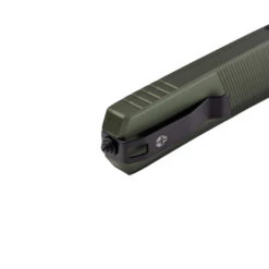 A5 Spear Point Out The Front Automatic Pocket Knife Green Aluminum Handle Dagger Plain Black Blade A5R_T6OD_S35BK3-A1 -Knives Store 5d1f35e6 b602 462f a126 536f76f3f7a2 22965.1748458244