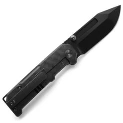 Miguron Geddon Folding Knife Dark Grey Titanium Handle M390 Plain Edge MGR614DG -Knives Store 614 2 89432.1738777507