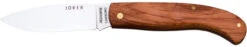Joker Piston Fixed Blade Knife Bubinga Wood Handle Drop Point Plain Edge JKNB-75