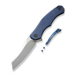WE RekkeR Folding Knife Blue Titanium Handle 20CV Reverse Tanto Plain Edge Polished Bead Blast Finish WE22010G-4 -Knives Store 7696faaf bdd2 4541 ac05 b38f2b094981 82209.1701309914