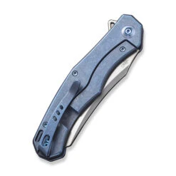WE RekkeR Folding Knife Blue Titanium Handle 20CV Reverse Tanto Plain Edge Polished Bead Blast Finish WE22010G-4 -Knives Store 85d5f06b d591 424a a79a 015b5f500898 09541.1701309917
