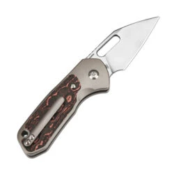 CJRB Mini Pyrite Folding Knife Mars Valley Titanium/Fat Carbon Handle S90V Wharncliffe Plain Edge Sand Polish Finish J1933T-FCMV -Knives Store 865eeadf 2757 4f19 a6c1 054893233912 73043.1704744144