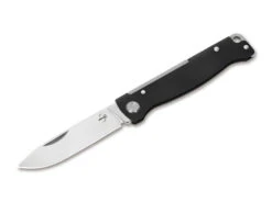 Boker Atlas Folding Black Stainless Steel Handle Plain Edge 01BO851