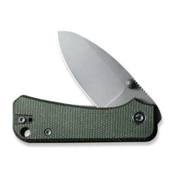 Civivi Baby Banter Folding Knife Green Micarta Handle Nitro V Drop Point Plain Edge C19068SB-1 -Knives Store 8d406490 f07a 41de 9174 17fb01933c73 33329.1676376720