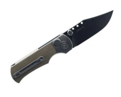 TwoSun Button Lock Pocket Knife Tan Micarta Titanium Handle D2 Plain Edge TS338 -Knives Store 91ecd77a 8c99 49dd 860a 4ad825534b5a 37201.1643829635