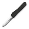 Krate Knives The Ghost OTF Auto Knife Black Carbon Fiber Handle D2 Plain Edge KRT-BLK-CF-X