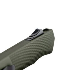 A5 Spear Point Out The Front Automatic Pocket Knife Green Aluminum Handle Dagger Plain Black Blade A5R_T6OD_S35BK3-A1 -Knives Store 99ff7aff 95dc 4a05 93a8 5936526970bb 70813.1748458243