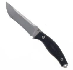 Bastard Knives Reaper Fixed Blade Knife Black Micarta Handle Sleipner Steel Blade Kydex Sheath