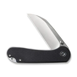 Civivi Elementum Folding Knife Black G10 Handle Nitro-V Wharncliffe Plain Edge Satin Finish C18062AF-1 -Knives Store C18062AF 1 Elementum 3 66919.1691426849