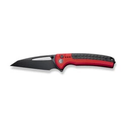 Civivi Sentinel Strike Button Lock Folding Knife Red Aluminum Handle K110 Reverse Tanto Plain Black Blade C22025B-1 -Knives Store C22025B 1 Sentinel Strike 8 21513.1687374598
