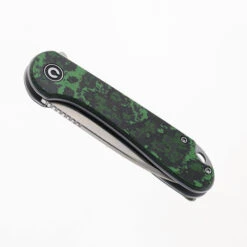 Cvivi Elementum Folding Knife Green/Black Jungle Wear Fat Carbon Fiber Handle S35VN Drop Point Plain Edge Satin Finish Limited Edition C907A-6 -Knives Store CIVIVI ELEMENTUM 907A 8 01 47057.1712076065