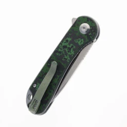 Cvivi Elementum Folding Knife Green/Black Jungle Wear Fat Carbon Fiber Handle S35VN Drop Point Plain Edge Satin Finish Limited Edition C907A-6 -Knives Store CIVIVI ELEMENTUM 907A 8 03 07023.1712076065