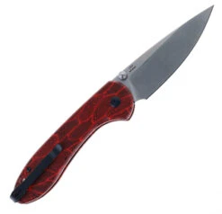 WMK Exclusive BUTTON Lock CJRB FELDSPAR Folding Knife Black/Red G10 GMascus Handle AR-RPM9 Stonewashed Plain Edge J1912-MFS -Knives Store CJRB J1912 MFS 04 69050.1679942542.1280.1280 59925.1684178392