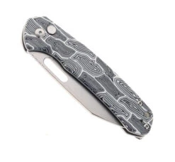 WMK Exclusive CJRB Pyrite Wharncliffe Folding Knife Black & White Gmascus G10 Handle AR-RPM9 Wharncliffe Plain Edge Stonewash Finish J1925A-DBW -Knives Store CJRB J1925A DBW 01 76634.1685545299