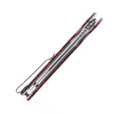 WMK Exclusive CJRB Pyrite Wharncliffe Folding Knife Black & Red Gmascus G10 Handle AR-RPM9 Wharncliffe Plain Edge Stonewash Finish J1925A-MFS -Knives Store CJRB J1925A MFS 03 81886.1685545374