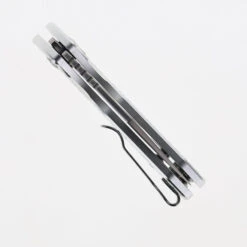 WMK Exclusive CJRB Mini Pyrite Frag Pattern Button Lock Pocket Knife Aluminum Handle AR-RPM9 Warncliffe Plain Edge Stonewash Finish J1933-AL -Knives Store CJRB J1933 AL 02 36369.1698782808