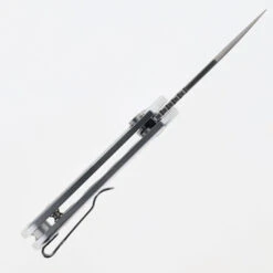 WMK Exclusive CJRB Mini Pyrite Frag Pattern Button Lock Pocket Knife Aluminum Handle AR-RPM9 Warncliffe Plain Edge Stonewash Finish J1933-AL -Knives Store CJRB J1933 AL 04 03361.1698782808