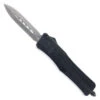 Cobratec Medium CTK-1 Black Handle Damascus Dagger Blade OTF Automatic Knife 1MDAGNSDAM -Knives Store COBRA TECH MEDIUM CTK 1 BLACK DAMASCUS MDAGNSDAM 05 97572.1752249061