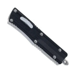 Cobra Tec Small Sindwinder OTF Knife Black Aluminum Handle Drop Point Damascus Blade SBSWDNSDAM -Knives Store COBRA TECH small sidewinder sbswdnsdam 01 60782.1751299570