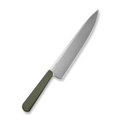 Civivi Cibus Chef Knife Milled OD Green G10 Handle 14C28N Plain Edge C23048-2 -Knives Store Clipping Path Cibus C23048 2 2 18852.1742393841