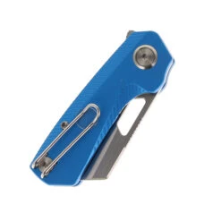 Divo Nip Lite Folding Knife Blue Hard Anodized Aluminum Handle Satin 154CM Blade -Knives Store DIVO NIP LITE BLUE 03 42005.1722528855