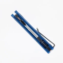 Divo Nip Lite Folding Knife Blue Hard Anodized Aluminum Handle Satin 154CM Blade -Knives Store DIVO NIP LITE BLUE 04 93603.1722528855