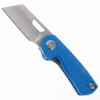 Divo Nip Lite Folding Knife Blue Hard Anodized Aluminum Handle Satin 154CM Blade -Knives Store DIVO NIP LITE BLUE 05 54825.1722528855