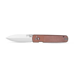 CJRB The Perfect Locust Folding Knife Frag Pattern Copper Handle S90V Spear Point Plain Edge J1951G-CO-1