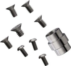 Flytanium Manix 2 Hardware Kit Satin Titanium -Knives Store FLY1169S 58015.1746796599