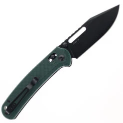 Ganzo Folding Knife Green G10 Handle D2 Plain Black Blade G768PT-GB -Knives Store GANZO G768PT GR 06 75574.1716481681
